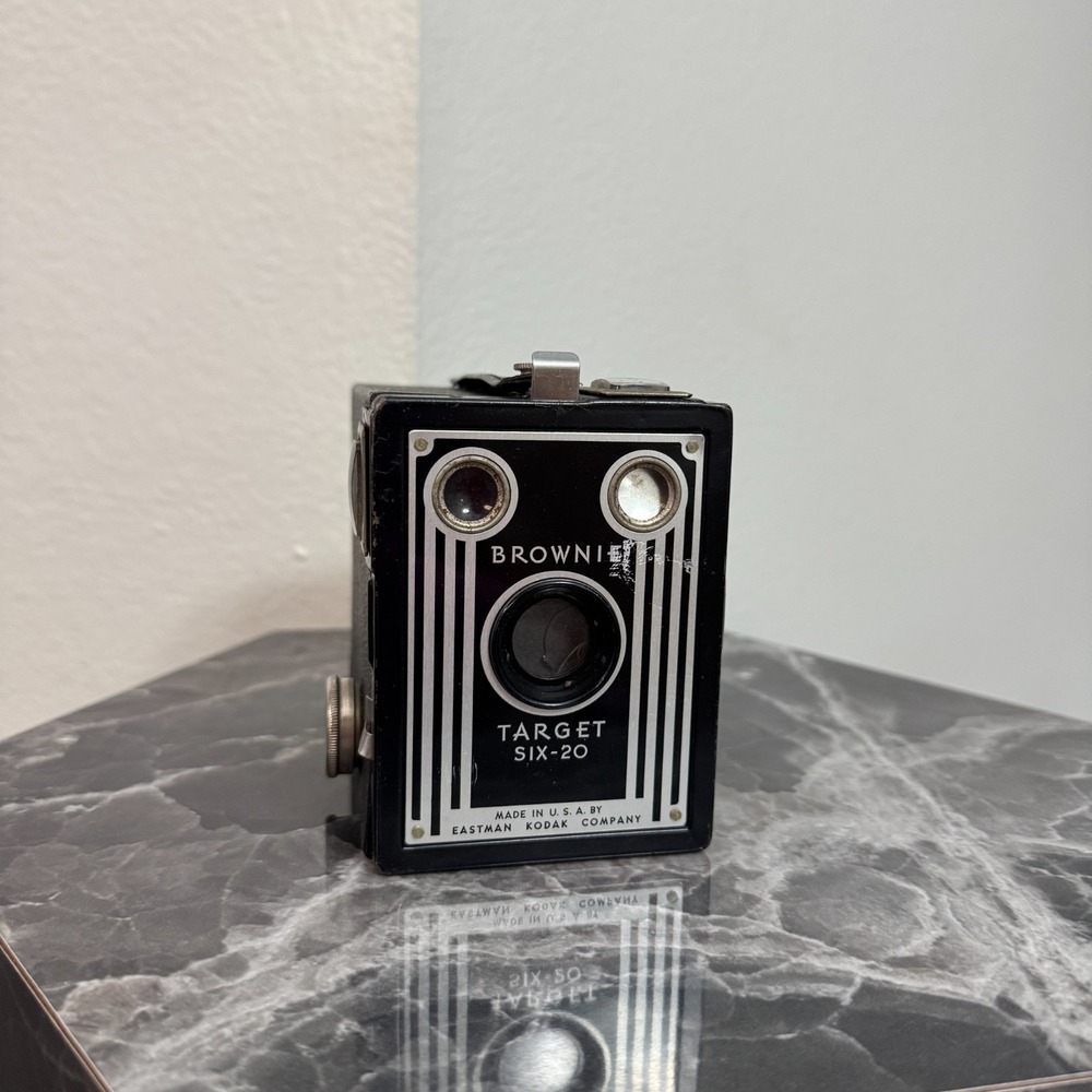 Kodak Brownie Target Six-20 Box Camera Vintage 620 Film Camera Untested